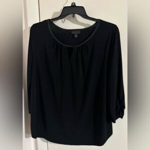 Worthington Plus Womens Keyhole Neck 3/4 Sleeve 
 Blouse